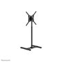 Neomounts NS-FS100BLACK - Socle au sol pour écran plat TV jusqu'à 55" (140 cm), inclinaison 30°, réglable en hauteur 75-124 cm, support VESA 400x400, capacité 20 kg