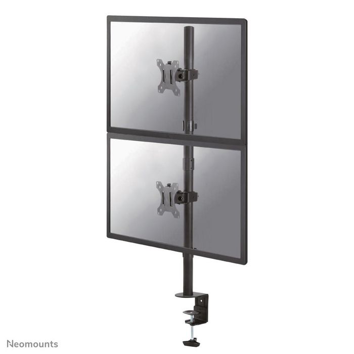 Neomounts FPMA-D550DVBLACK - Support de bureau double pour 2 écrans jusqu'à 32" - Pivotant, inclinable, rotatif - Compatible VESA 75x75/100x100 - Noir Neomounts FPMA-D550DVBLACK - Support de bureau double pour 2 écrans jusqu'à 32" - Pivotant, inclinable, rotatif - Compatible VESA 75x75/100x100 - Noir