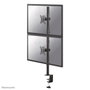 Neomounts FPMA-D550DVBLACK - Support de bureau double pour 2 écrans jusqu'à 32" - Pivotant, inclinable, rotatif - Compatible VESA 75x75/100x100 - Noir