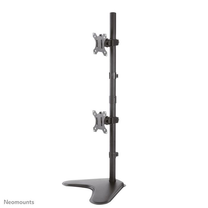 Neomounts FPMA-D550DDVBLACK - Support de bureau double écran inclinable, pivotant et rotatif - Compatible écrans jusqu'à 32", VESA 75x75/100x100