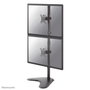 Neomounts FPMA-D550DDVBLACK - Support de bureau double écran inclinable, pivotant et rotatif - Compatible écrans jusqu'à 32", VESA 75x75/100x100