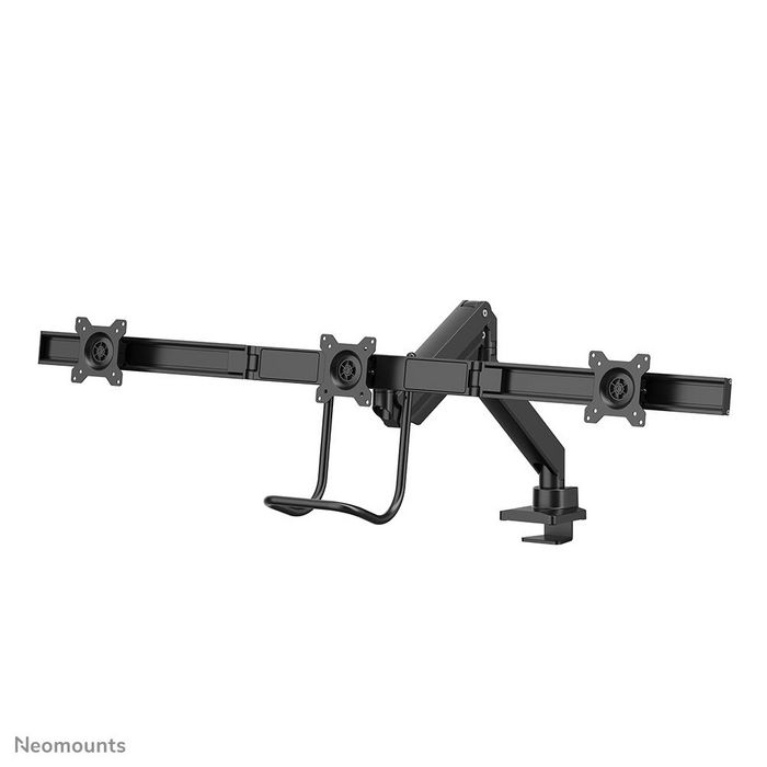 Neomounts NM-D775DX3BLACK - Support de bureau articulé à gaz pour 3 écrans jusqu'à 27" (68,6 cm), pivot 180°, inclinaison 20°, compatible VESA 100x100/75x75 mm - Noir Neomounts NM-D775DX3BLACK - Support de bureau articulé à gaz pour 3 écrans jusqu'à 27" (68,6 cm), pivot 180°, inclinaison 20°, compatible VESA 100x100/75x75 mm - Noir