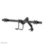 Neomounts NM-D775DX3BLACK - Support de bureau articulé à gaz pour 3 écrans jusqu'à 27" (68,6 cm), pivot 180°, inclinaison 20°, compatible VESA 100x100/75x75 mm - Noir