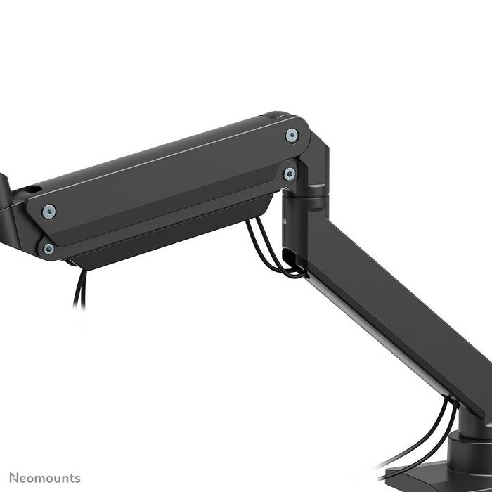 Neomounts NM-D775DX3BLACK - Support de bureau articulé à gaz pour 3 écrans jusqu'à 27" (68,6 cm), pivot 180°, inclinaison 20°, compatible VESA 100x100/75x75 mm - Noir Neomounts NM-D775DX3BLACK - Support de bureau articulé à gaz pour 3 écrans jusqu'à 27" (68,6 cm), pivot 180°, inclinaison 20°, compatible VESA 100x100/75x75 mm - Noir