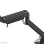 Neomounts NM-D775DX3BLACK - Support de bureau articulé à gaz pour 3 écrans jusqu'à 27" (68,6 cm), pivot 180°, inclinaison 20°, compatible VESA 100x100/75x75 mm - Noir