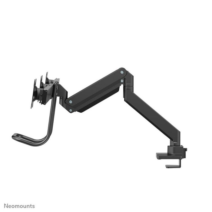 Neomounts NM-D775DX3BLACK - Support de bureau articulé à gaz pour 3 écrans jusqu'à 27" (68,6 cm), pivot 180°, inclinaison 20°, compatible VESA 100x100/75x75 mm - Noir Neomounts NM-D775DX3BLACK - Support de bureau articulé à gaz pour 3 écrans jusqu'à 27" (68,6 cm), pivot 180°, inclinaison 20°, compatible VESA 100x100/75x75 mm - Noir