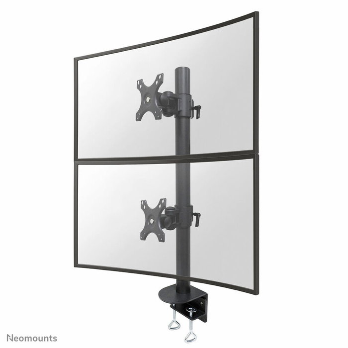 Neomounts FPMA-D960DVBLACKPLUS Support de bureau pour deux écrans incurvés Noir