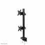Neomounts FPMA-D960DVBLACKPLUS Support de bureau pour deux écrans incurvés Noir