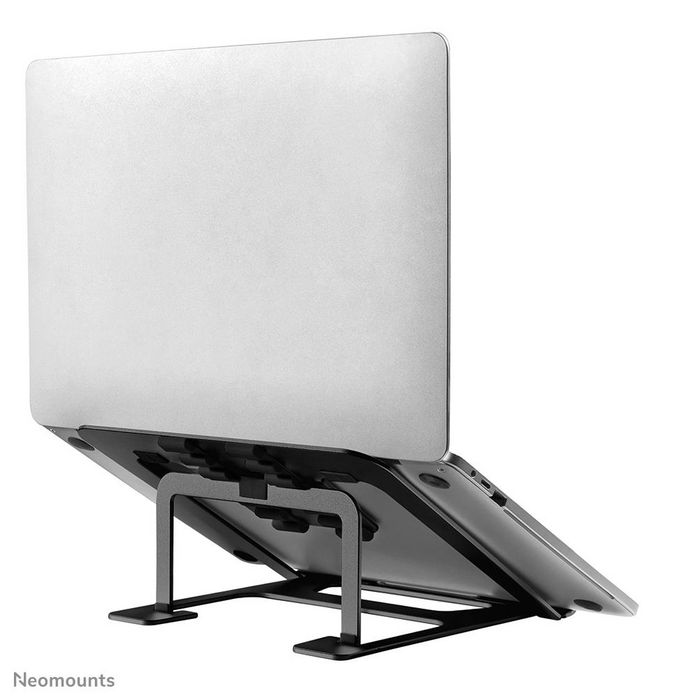 Neomounts NSLS085BLACK Support pliable universel pour ordinateur portable (10''-17'', max 5 kg, réglable en hauteur) - Noir