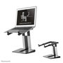 Neomounts NSLS200 - Support pliable et réglable pour ordinateur portable universel 10" à 17" (jusqu'à 5 kg) - Argent/Noir