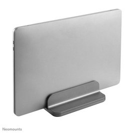 Neomounts NSLS300 Support vertical universel pour ordinateur portable 11 à 17 pouces en aluminium argent - Économiseur d'espace bureau
