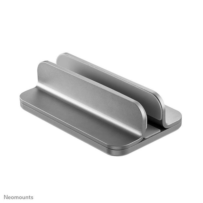 Neomounts NSLS300 Support vertical universel pour ordinateur portable 11 à 17 pouces en aluminium argent - Économiseur d'espace bureau