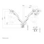 Neomounts FPMA-D650DBLACK Support de TV 17-27 pouces Noir