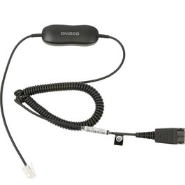 Jabra Cordon Audio Enhancer GN1200 88011-99 - Universal pour Micro-Casque et Contact Center - Volume Micro Réglable