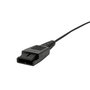 Jabra Biz 2300 - Micro-casque téléphonique filaire professionnel avec déconnexion rapide QD, mono, pour centre de contact - Confort et clarté audio