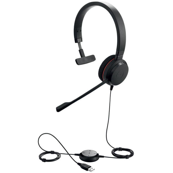 Jabra Evolve 20 Micro-casque Monaural USB Noir