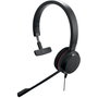 Jabra Evolve 20 - Casque professionnel filaire avec contrôle d'appels, connexion USB/jack et design supra-auriculaire pour bureau et téléphonie