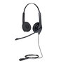 Jabra BIZ 1500 QD Duo Micro-casque filaire professionnel à deux écouteurs pour téléphone fixe avec antibruit et déconnexion rapide