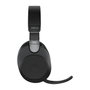 Jabra Evolve2 85 - Casque audio professionnel Bluetooth avec réduction de bruit active ANC, 10 microphones, autonomie 37h, certifié UC