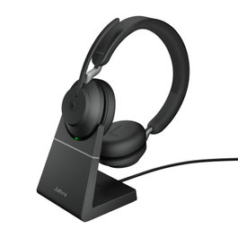 Jabra Evolve2 65 MS Stereo Noir avec Station de Charge