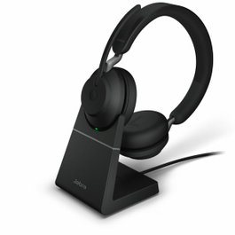 Jabra Evolve2 65 MS Stereo Headset Noir avec Stand