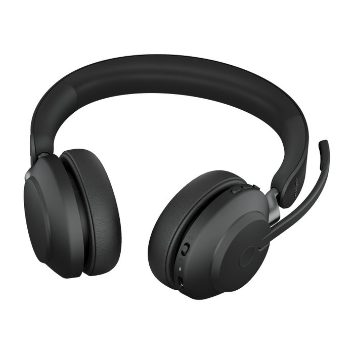 Jabra Evolve2 65 UC Stereo Headset Noir avec base de charge