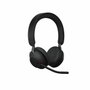 Jabra Evolve2 65 UC Stereo Headset avec Stand, Noir