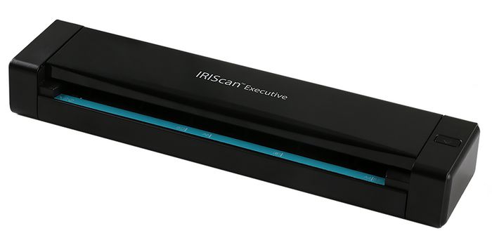 IRIScan Executive 4 - Scanner mobile professionnel recto verso, 8 ppm, 1200 dpi, avec logiciels OCR et gestion de cartes de visite, USB