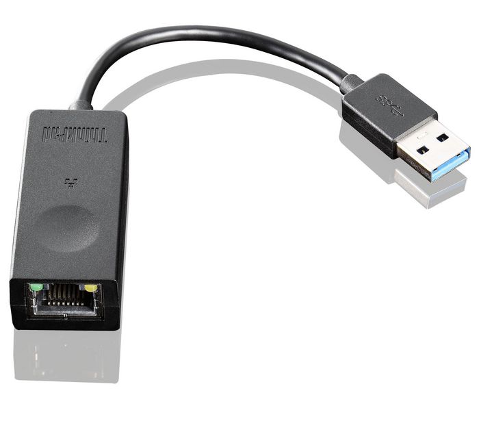 Lenovo ThinkPad 4X90E51405 - Adaptateur USB 3.0 vers Ethernet Gigabit RJ45 pour Ultrabook et tablette Lenovo ThinkPad 4X90E51405 - Adaptateur USB 3.0 vers Ethernet Gigabit RJ45 pour Ultrabook et tablette