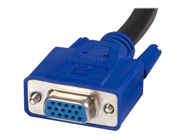 StarTech.com Cable KVM 2 en 1 VGA USB A/B HD15 1,8 m - Setartech