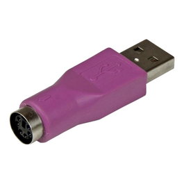 StarTech.com Adaptateur PS/2 vers USB pour Clavier - Convertisseur USB Type A Mâle vers PS/2 Femelle