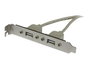 Startech Adaptateur USB A Femelle vers 5 Broches en Ligne USB2HAB Câble Adaptateur USB Femelle 2 Ports 20 cm