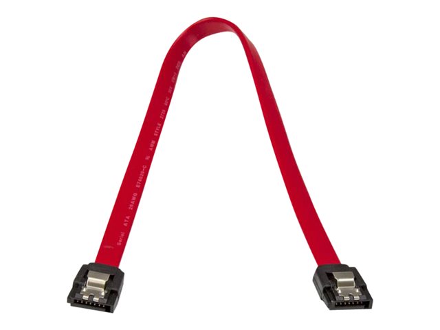 Startech Cable SATA 30 cm avec Verrouillage de Sécurité - Connecteur SATA Mâle vers Mâle - Rouge SATA3 Startech Cable SATA 30 cm avec Verrouillage de Sécurité - Connecteur SATA Mâle vers Mâle - Rouge SATA3