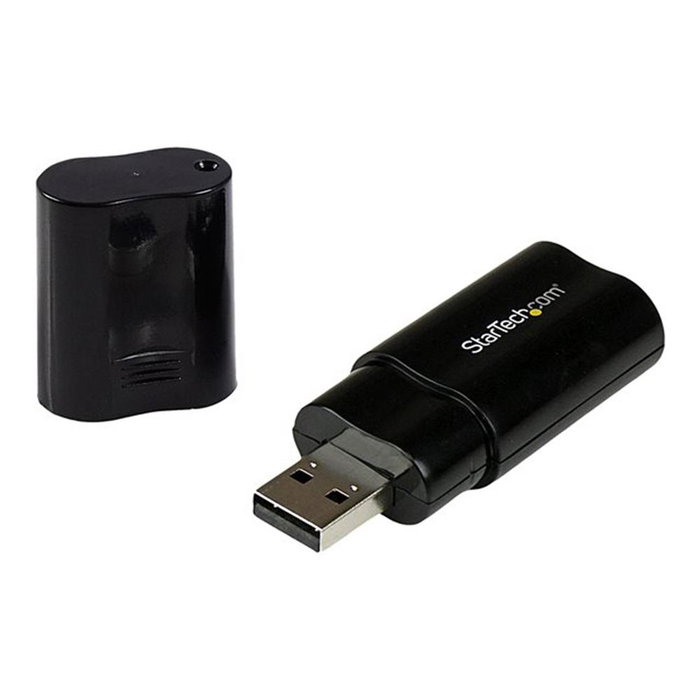 StarTech.com Carte Son Externe USB 2.0 Adaptateur Audio Stéréo Noir Icusbaudiob StarTech.com Carte Son Externe USB 2.0 Adaptateur Audio Stéréo Noir Icusbaudiob