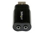 StarTech.com Carte Son Externe USB 2.0 Adaptateur Audio Stéréo Noir Icusbaudiob