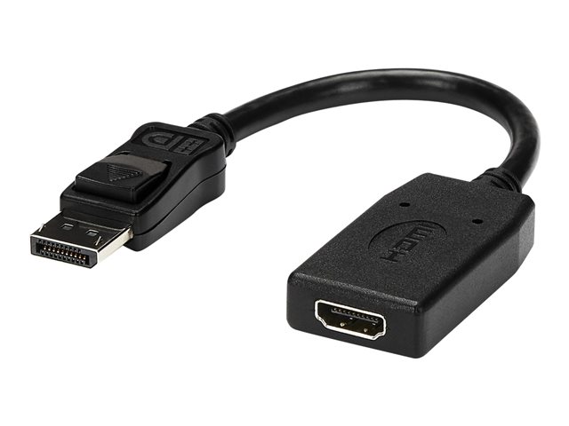 Startech.com Adaptateur DisplayPort vers HDMI 24 cm - Résolution 1920x1200 - Connecteur DisplayPort Mâle vers HDMI Femelle - Noir