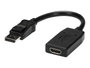 Startech.com Adaptateur DisplayPort vers HDMI 24 cm - Résolution 1920x1200 - Connecteur DisplayPort Mâle vers HDMI Femelle - Noir