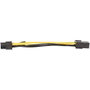 Startechcom PCIEX68ADAP Câble Adaptateur Alimentation PCI Express de 6 Broches à 8 Broches pour Carte Graphique