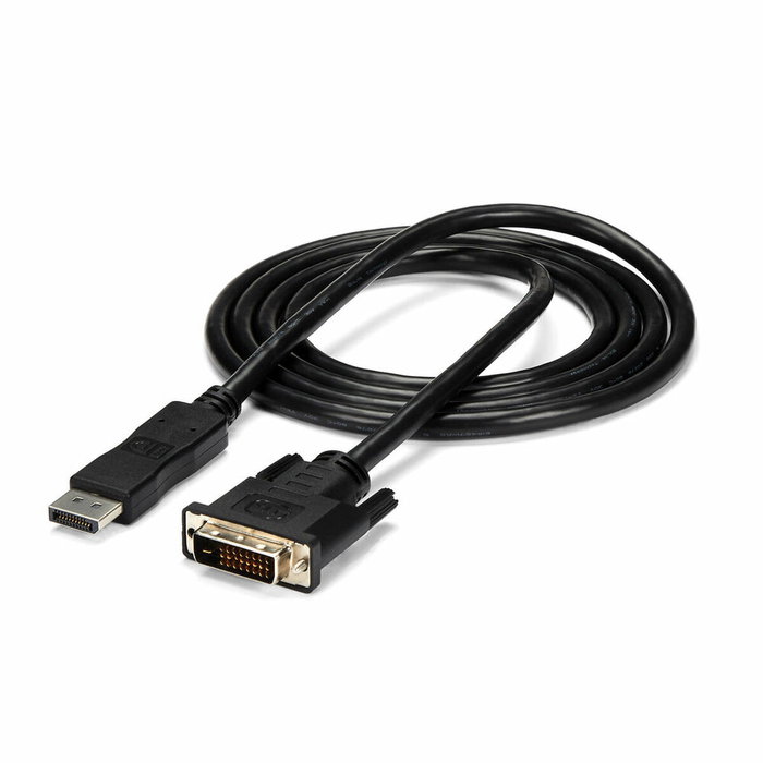 Adaptateur DisplayPort vers DVI Startech DP2DVIMM6 (1,8 m) Noir 1.8 m Adaptateur DisplayPort vers DVI Startech DP2DVIMM6 (1,8 m) Noir 1.8 m