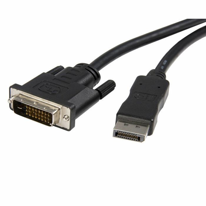 Adaptateur DisplayPort vers DVI Startech DP2DVIMM6 (1,8 m) Noir 1.8 m Adaptateur DisplayPort vers DVI Startech DP2DVIMM6 (1,8 m) Noir 1.8 m