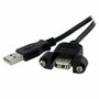 Startech Câble USB USBPNLAFAM1 Noir