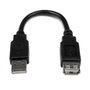 Startechcom Câble USB 2.0 Extension Mâle à Femelle USB A - 15 cm