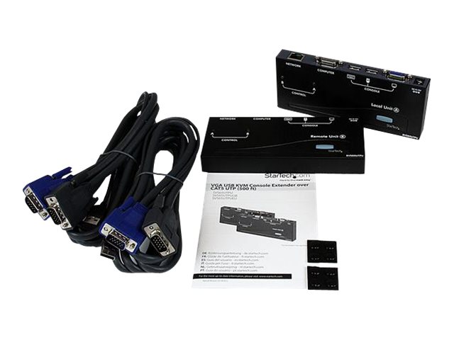 Startechcom SV565UTPUEU Extenseur de console KVM par Cat 5 Ethernet (150 m) USB et VGA Startechcom SV565UTPUEU Extenseur de console KVM par Cat 5 Ethernet (150 m) USB et VGA