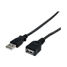 Startech Câble USB USBEXTAA6BK Noir