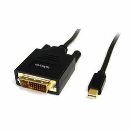Adaptateur Mini DisplayPort vers DVI Startech MDP2DVIMM6 (1,8 m) Noir 1.8 m