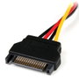Startech Adaptateur Alimentation Molex LP4 vers SATA 15 cm Connecteur Femelle à Mâle
