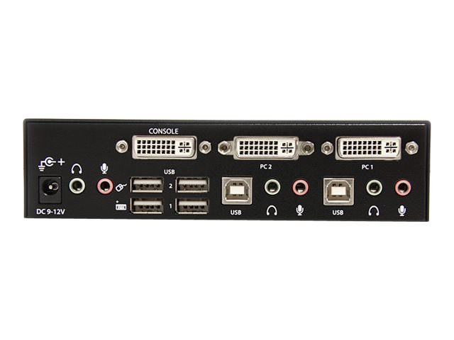 StarTech.com SV231DVIUA Commutateur KVM 2 ports USB avec Audio et Vidéo DVI Hub USB 2.0 1920x1200