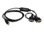 StarTech.com Adaptateur USB vers 2 Ports RS-232 Série DB9 - Câble 1,8m