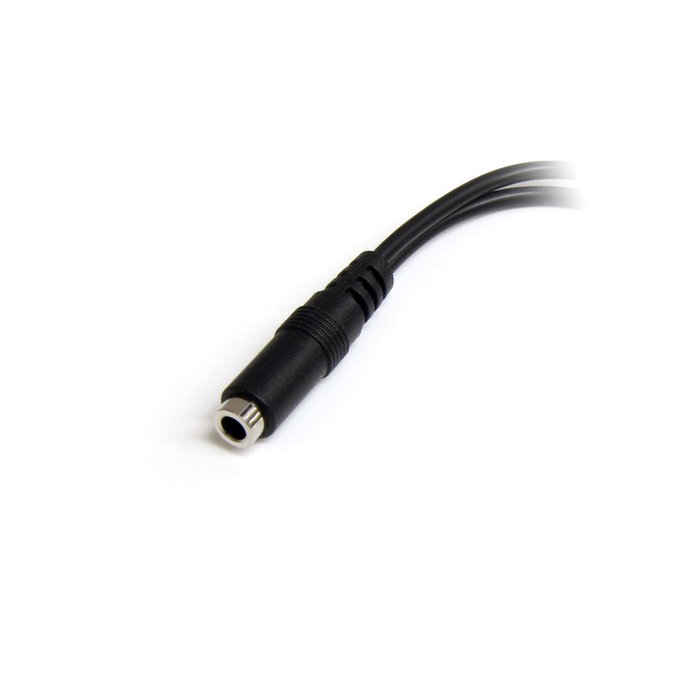StarTech.com Adaptateur Diviseur Audio Mini-Jack 3.5 mm 4 broches vers 2x 3 broches pour Casque avec Micro StarTech.com Adaptateur Diviseur Audio Mini-Jack 3.5 mm 4 broches vers 2x 3 broches pour Casque avec Micro