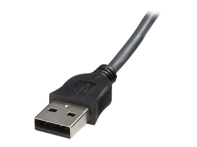 StarTech.com Cable KVM VGA USB 2-en-1 Ultra Thin 1.8m - Connecteurs HD15 Mâle + USB A Mâle - pour Commutateur KVM StarTech.com Cable KVM VGA USB 2-en-1 Ultra Thin 1.8m - Connecteurs HD15 Mâle + USB A Mâle - pour Commutateur KVM